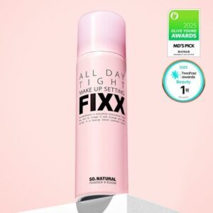 쏘내추럴
쏘내추럴 올 데이 타이트 메이크업 세팅 픽서 75ml