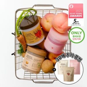 스킨푸드
[5년연속수상/단독기획] 스킨푸드 패드 레시피 3종(본품+30매 리필 기획) (당근/감자/복숭아)