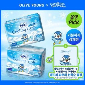 쏘피
[포켓몬 에디션] 쏘피 쿨링프레쉬 생리대 13종 택 1 (패드/안심숙면팬티/라이너)
