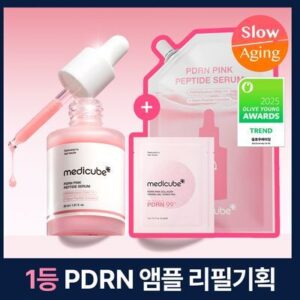 메디큐브
[1등미백앰플] 메디큐브 PDRN 핑크 앰플 30ml 기획 (본품+리필 50ML+겔패드 2매입*2개)